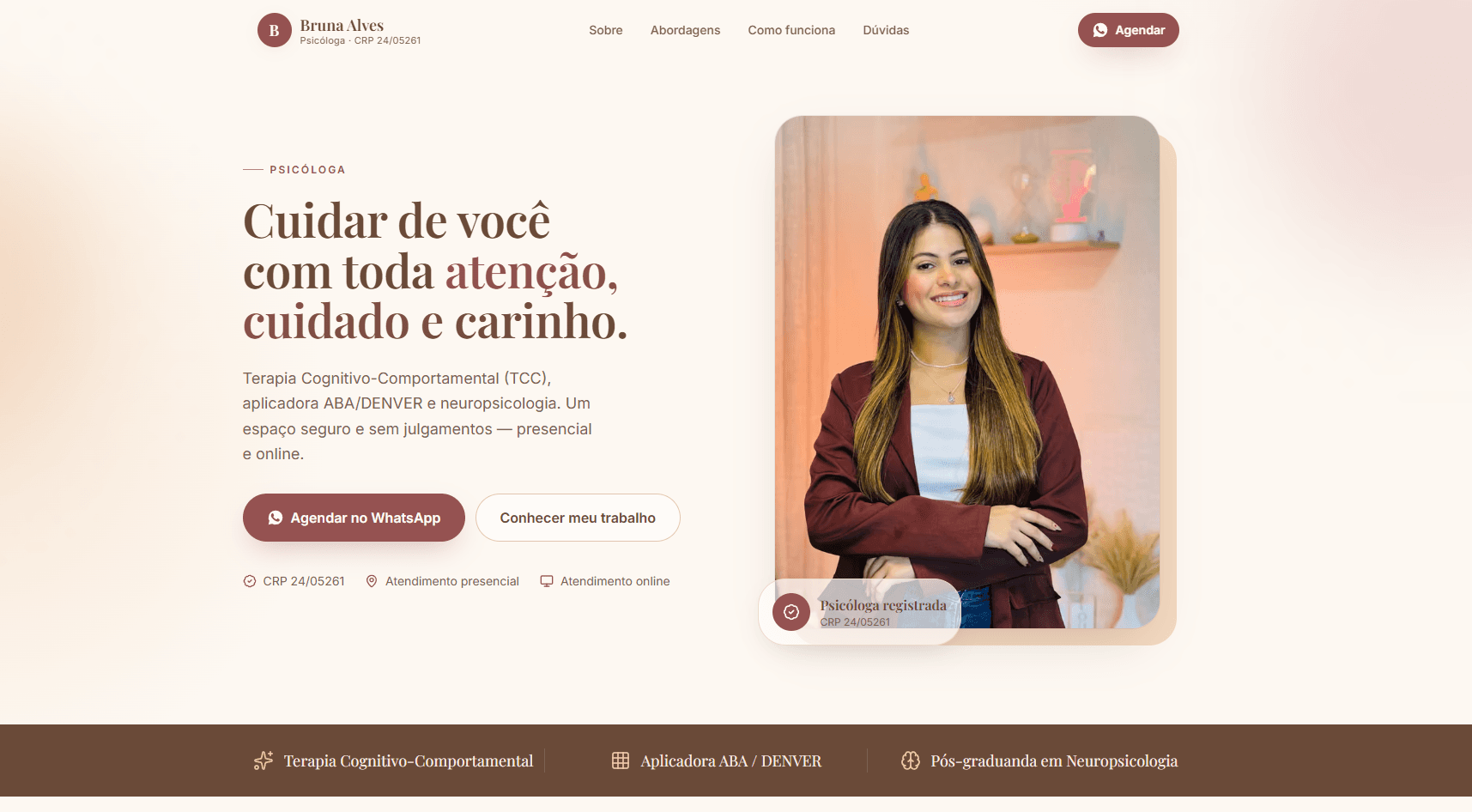 Preview do projeto Bruna Alves Psicóloga Clínica